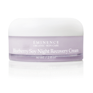 eminence organics blueberry soy night recovery cream 400x400px