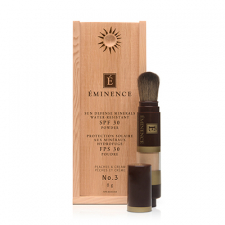 eminence organics sdm box with brush no.3 peaches cream