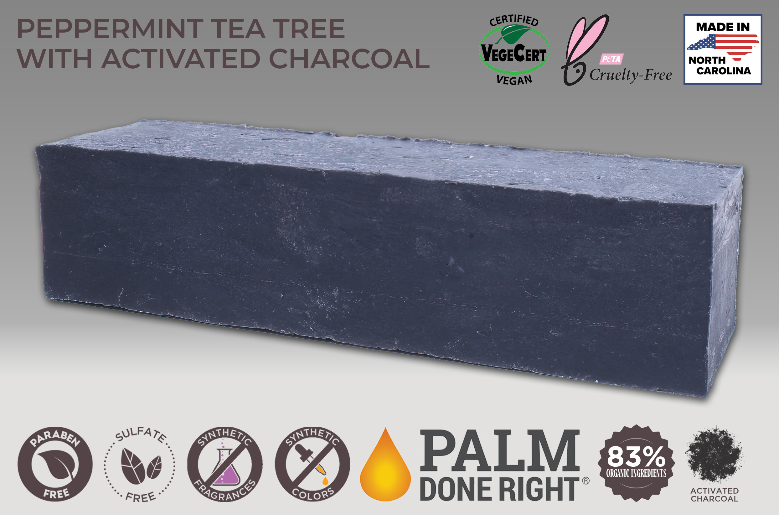peppermint tea tree activated charcoal